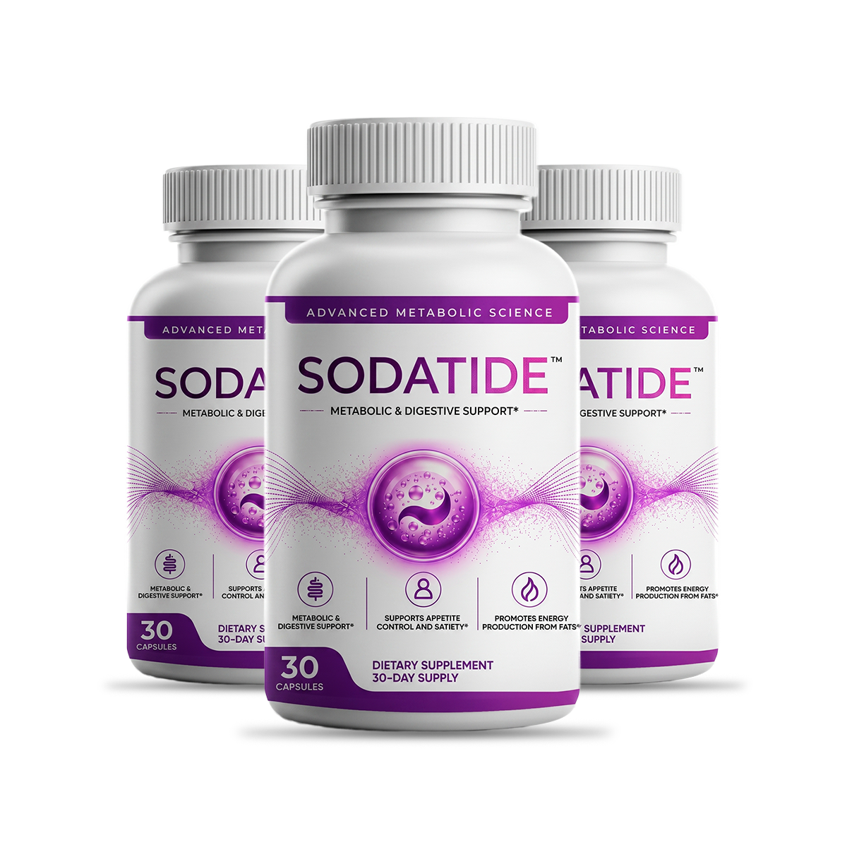SodaTide 3-Bottle Supply